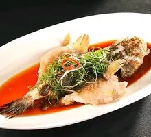 Steamed Bamboo Shoots and Shellfish Fish