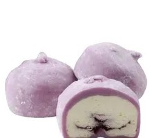 Coconut Blueberry Mochi