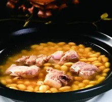 Stewed Pork Ribs with Soybeans