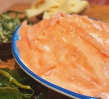 Raw Duck Intestine in Sauce