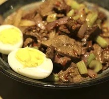 Liver and Kidney Stir-fry Rice Bowl