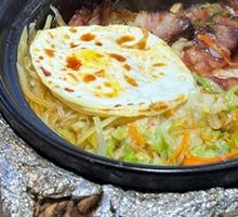 Signature Char Siu Rice in Clay Pot
