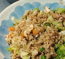 Pork Lard Fried Rice with Greens