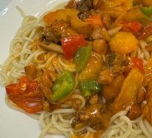 Potato Chicken Noodles