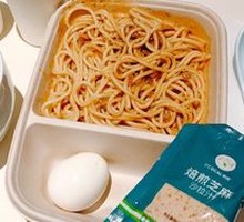 High-Protein Beef Sauce Pasta