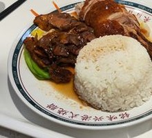 Roast Goose and Beef Rice