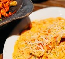 Spicy Shrimp Cream Pasta