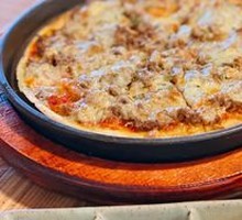 Korean Beef Thin-Crust Pizza
