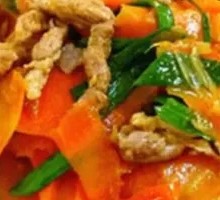 Carrot and Pork Stir-fry