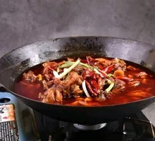 Hot Pot Pig Intestine Chicken