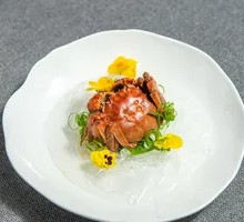 Steamed and Marinated Young Crab