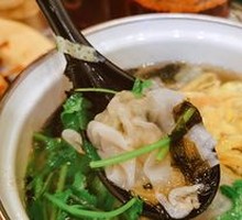 Sheep's Sorrel and Pork Dumpling Salad