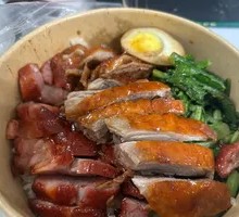 Roast Duck and Barbecue Pork Rice