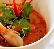 Tom Yum Goong Seafood Noodles