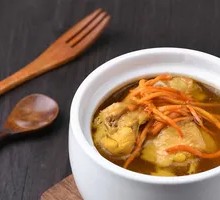 Chicken Soup with Mushrooms