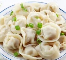 Chinese cabbage and pork dumplings