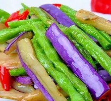 Eggplant and Green Beans