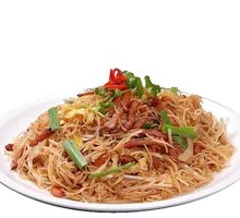 Egg and Sausage Fried Rice Noodles