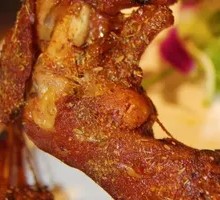 Charcoal-Grilled Lamb Trotters