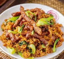 Black Pepper Beef Fried Rice