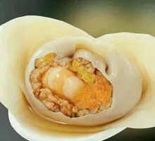 Egg Yolk Pork Dumplings