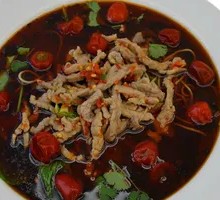 Pickled Chili Pork Noodles