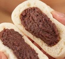 Rose Red Bean Bun