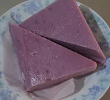 Purple Sweet Potato Steamed Cake