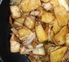 Stir-Fried Pork Noodles with Rice Cake