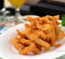 Crispy Chicken Strips with Pepper and Salt Flavor