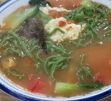 Tomato Egg Dry and Spinach Noodles