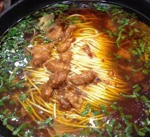 Spicy Pork and Mushroom Cold Noodles
