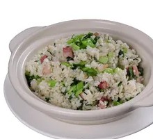 Salted Pork and Vegetable Rice