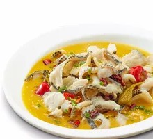 Spicy Sour Fish in Golden Soup