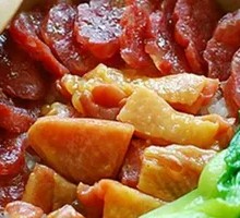 Chicken and Sausage Baozi Rice