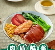 Chicken Wing and Roast Duck Rice