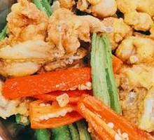 Spicy Frog Legs in Dry Pot