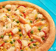 Traditional Mediterranean Seafood Pizza