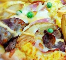 Teriyaki Beef and Potato Pizza