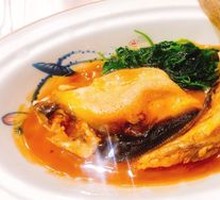 Fugu with Water Spinach