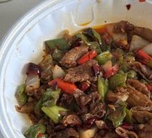 Spicy Stir-fried Pork Intestines in Dry Pot