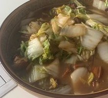 Pork and Napa Cabbage Stewed with Vermicelli