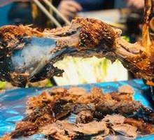 Charcoal-Roasted Lamb Leg