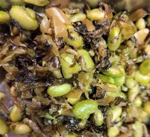 Salted Vegetable and Edamame