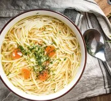 Chicken Broth Noodles