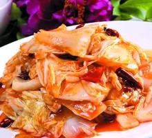 Sour and Spicy Cabbage