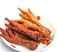 Braised Chicken Feet with Tiger Skin