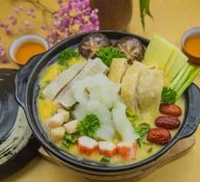 Collagen Abalone Chicken Tripe Hot Pot Porridge