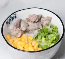 Corn and Yam Pork Rib Porridge