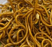 Egg and Pork Noodles Stir-Fry